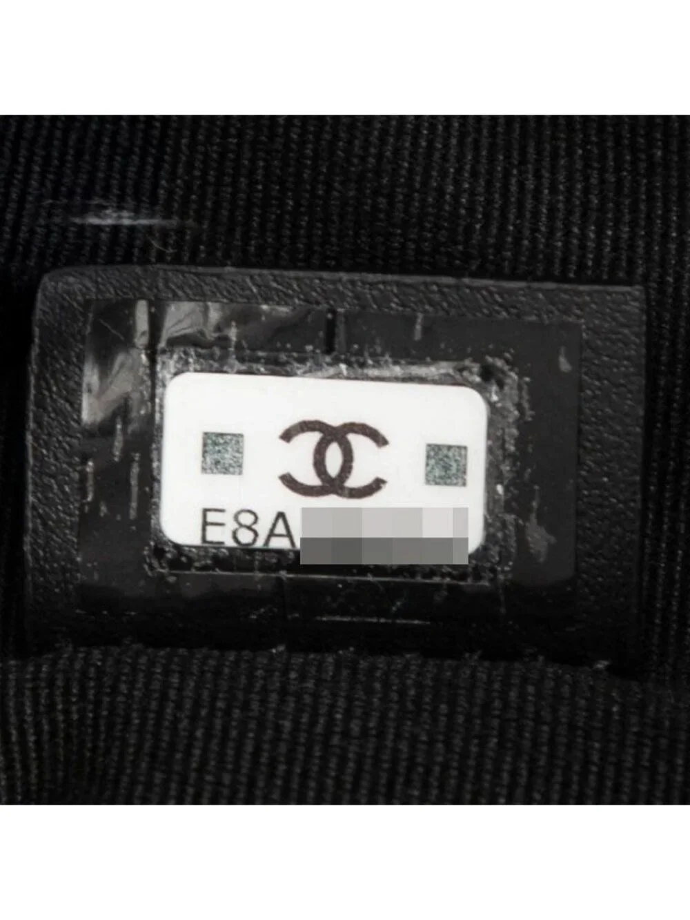 Chanel CC Logo Quilted Mini Hobo Handbag Ribbon Chain Black Caviar Leather